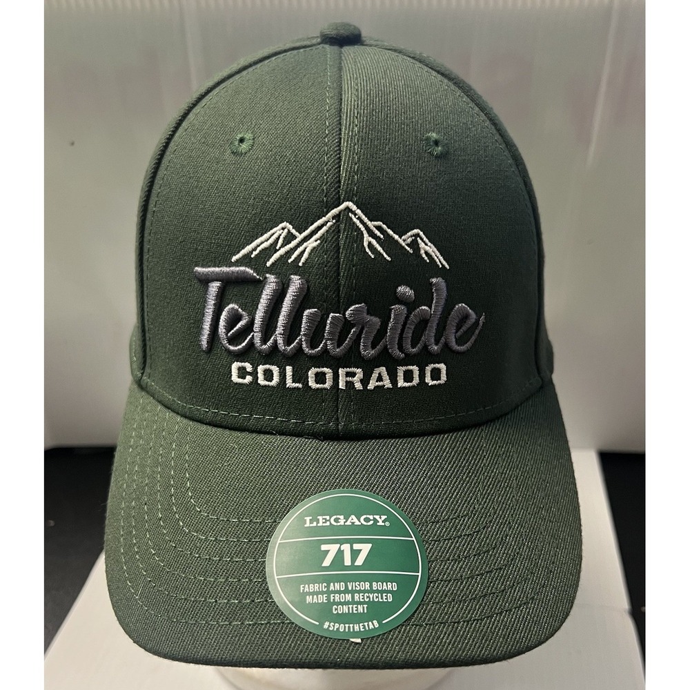 Legacy Hat Snapback Men OS Green NEW Telluride Colorado Outdoor Mountain 717